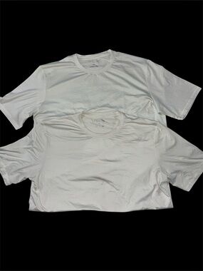 Classic White Short Sleeve Crewneck T-Shirt - Men